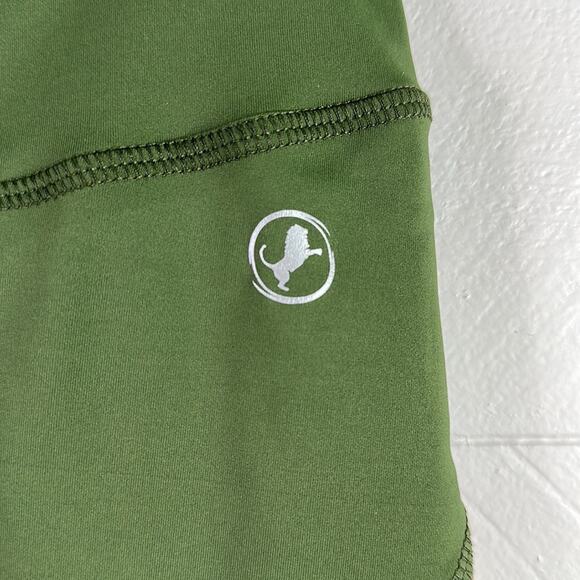 ABS2B Olive Green Camo Mesh Camouflage Butt Enhancer Workout Capris Size Large - Picture 7 of 10